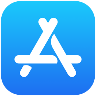 The logo for the Apple App Store